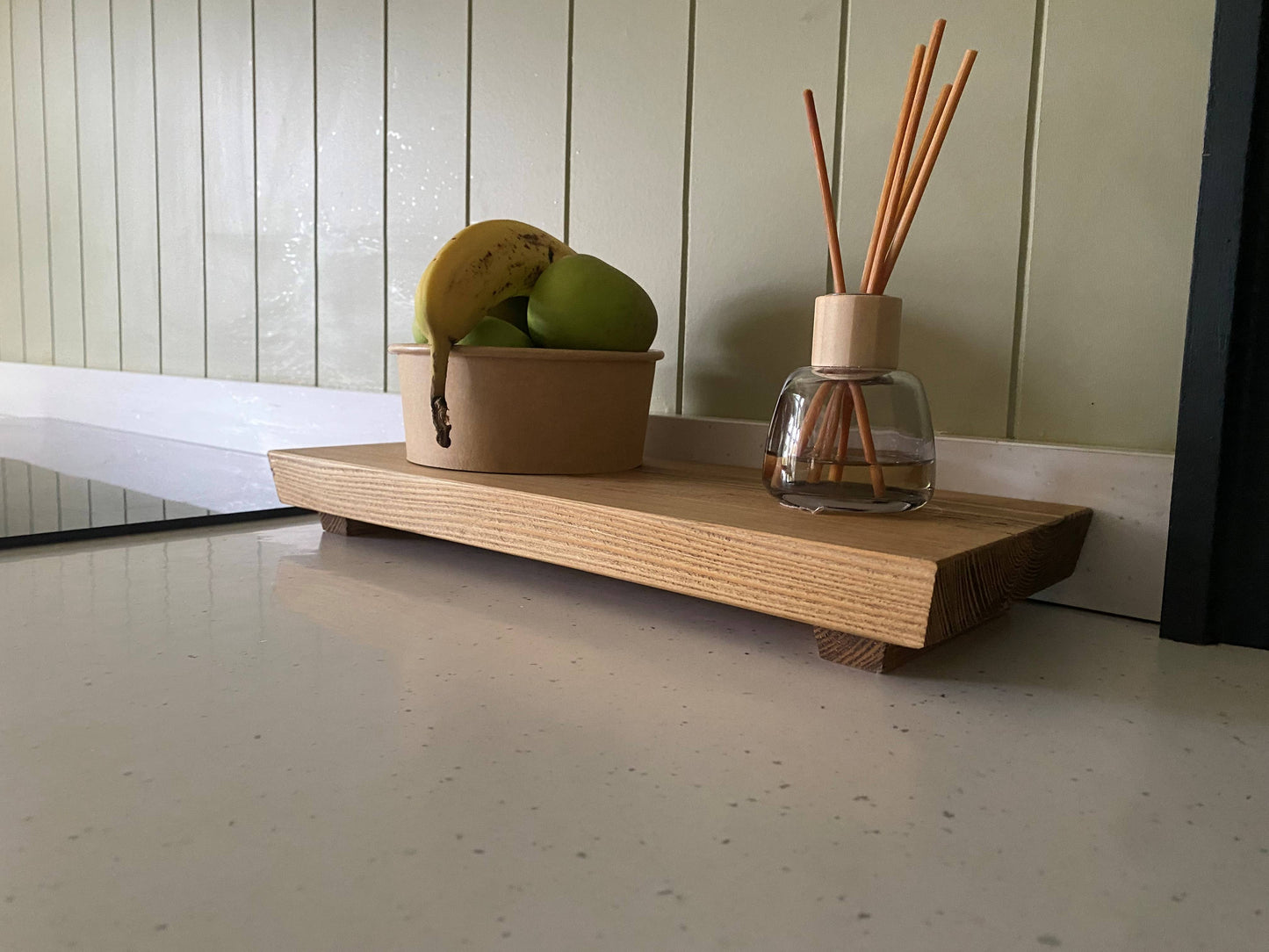 Rustic Farmhouse Wooden Countertop Tray
