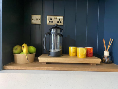 Rustic Farmhouse Wooden Countertop Tray