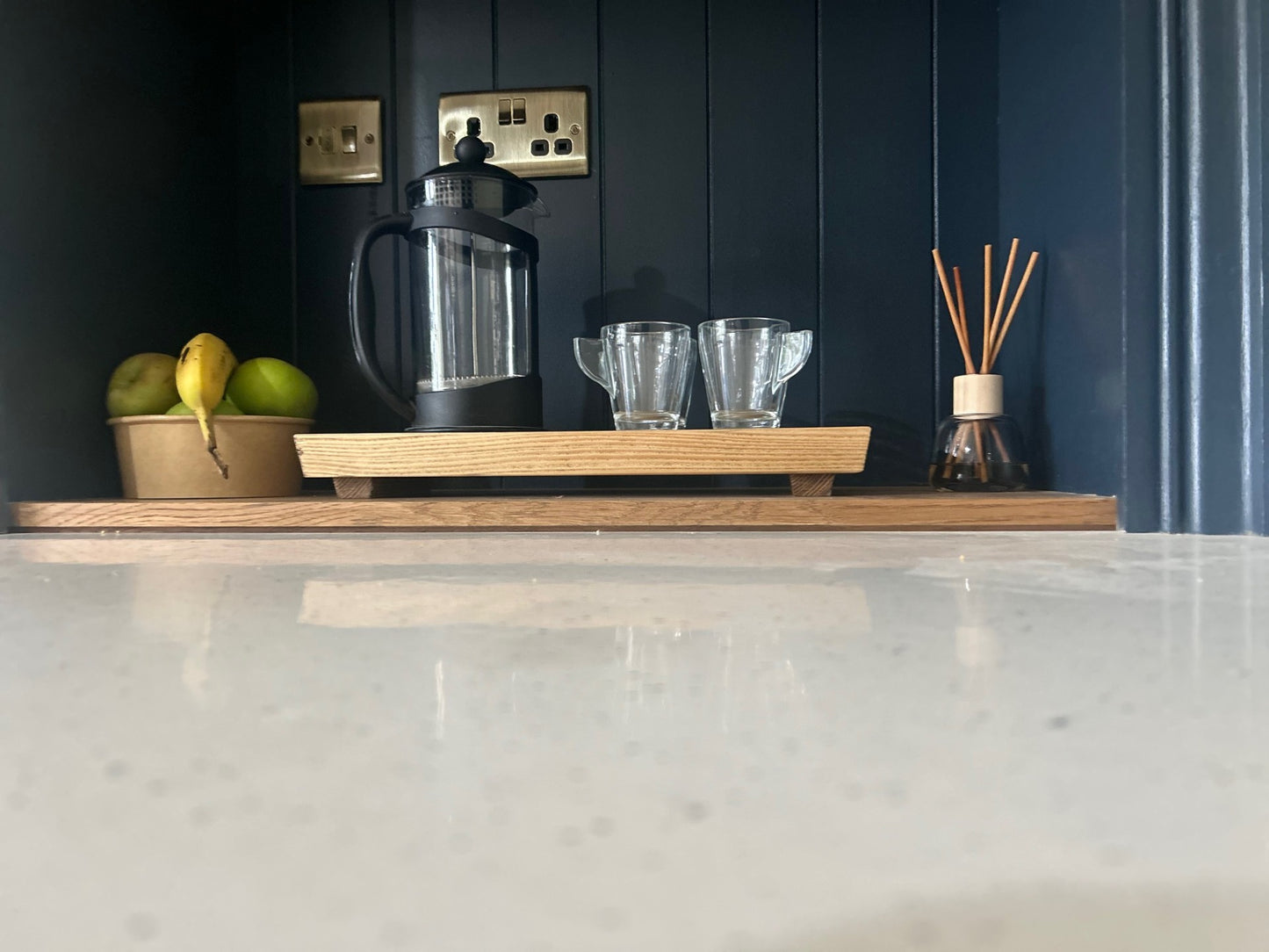 Rustic Farmhouse Wooden Countertop Tray